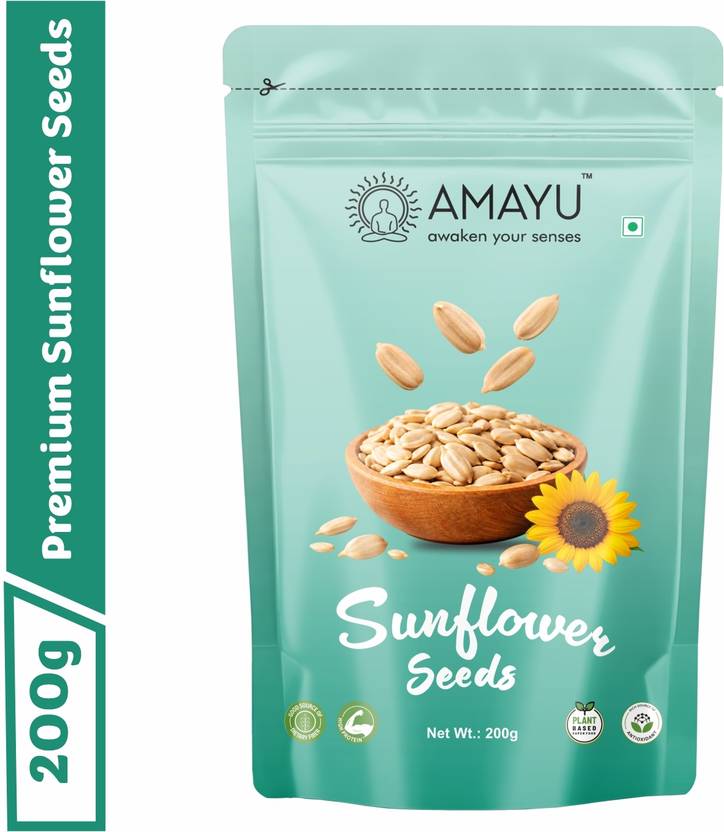 AMAYU Raw Sunflower Seeds | Edible Healthy Seeds for | Eating Rich in Protein & Fiber Sunflower Seeds