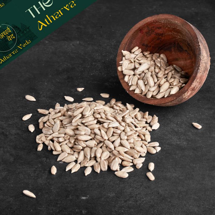 The Atharva-veda Original Sunflower seed, Soorajmukhi Surajmukhi Ke Beej + Natural PROTEIN FIBRE Sunflower Seeds