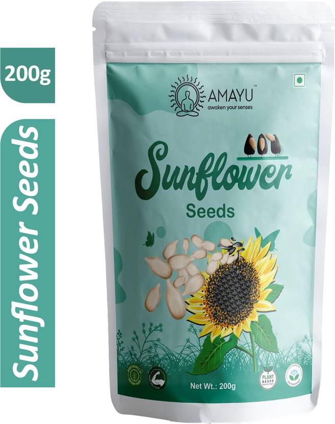 AMAYU Raw Sunflower Seeds Rich in Protein & Fiber Edible Healthy