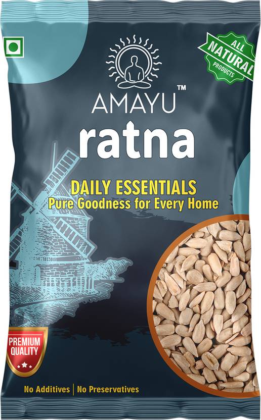 AMAYU Raw Sunflower Seeds | Edible Healthy Seeds for | Eating Rich in Protein & Fiber Sunflower Seeds