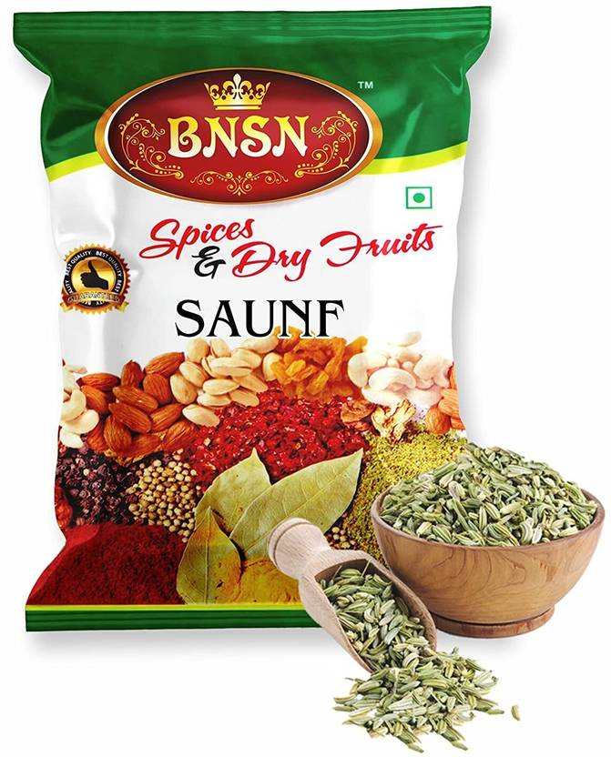 BNSN Fennel Seeds-250Gm | Saunf | 100% Organic | Chemical Free & Pesticides Free Garden Cress Seeds