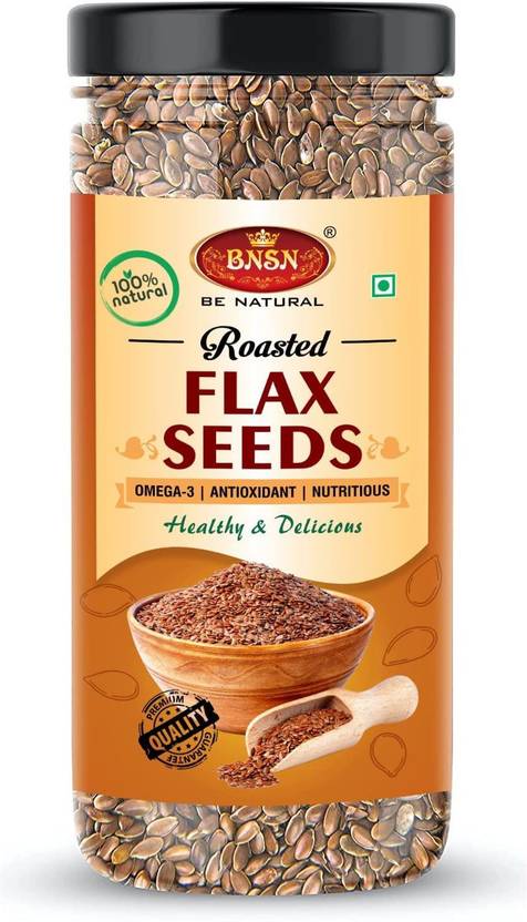 BNSN Roasted Flax Seeds-200Gm |Alsi | Lin Seeds | Avise Ginjalu For Weight Loss Brown Flax Seeds
