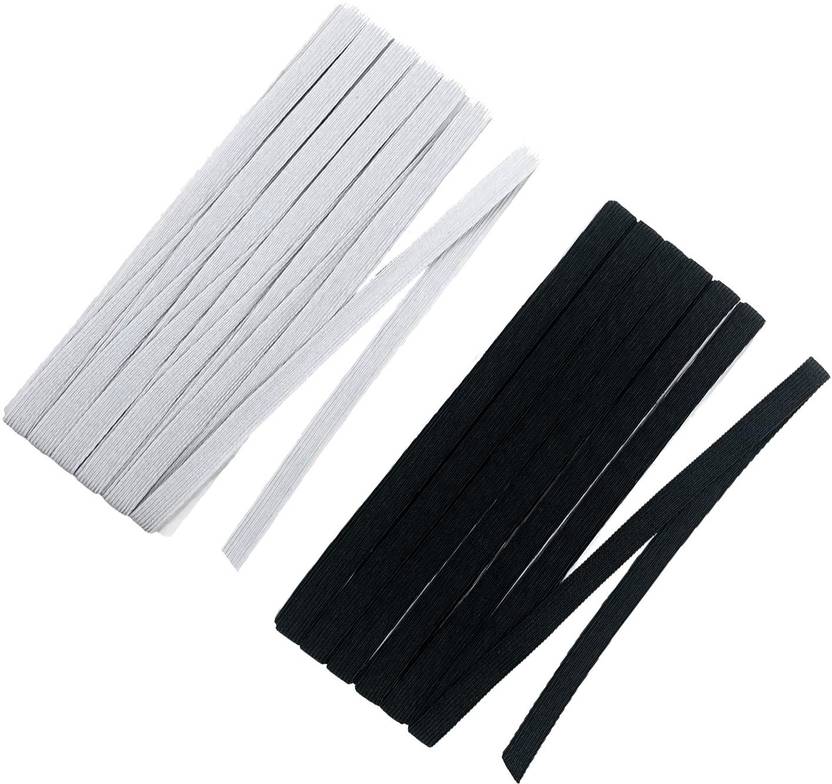 Aakriti Woven Black, White Elastic