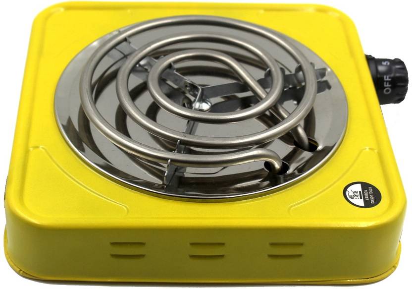 GENZ (Yellow)220V1000W Electric Cooking Heater, Hotplate, Coil Stove