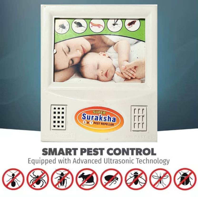 HEAVY DUTY suraksha ultrasonic repeller mosquito killer A972605 Electric Insect Killer Indoor, Outdoor