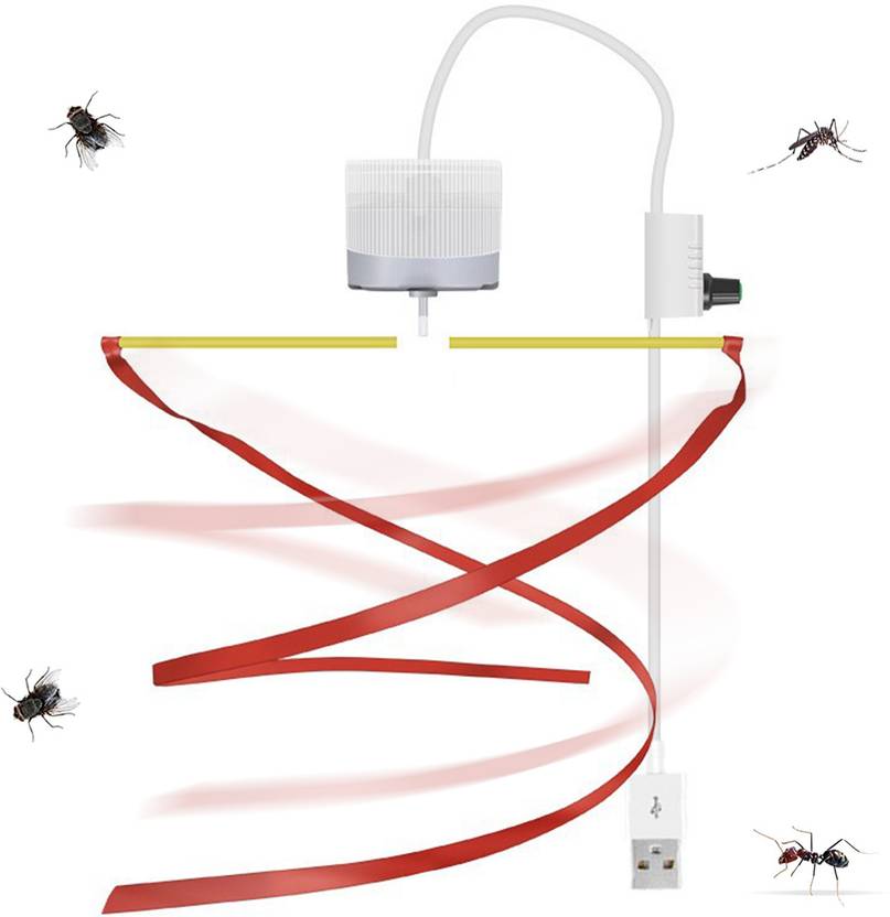 SUPVOX USB Fly Repellent Fan Stepless Adjustable Outdoor Mosquito ...