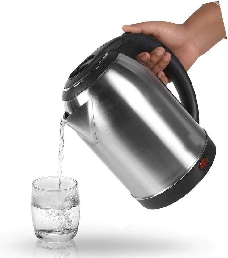 BRIGHTBERG EK 615 Cordless Automatic 1500 Watt Electric Kettle 2.0 Ltr Silver 1YearWarranty Electric Kettle