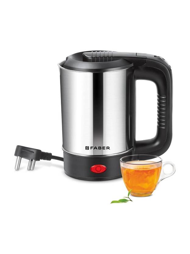 FABER 550W 0.5L Travel Kettle|360° Swivel Power Base|SS body|FWK 0.5L TRAVEL KETTLE SS Electric Kettle