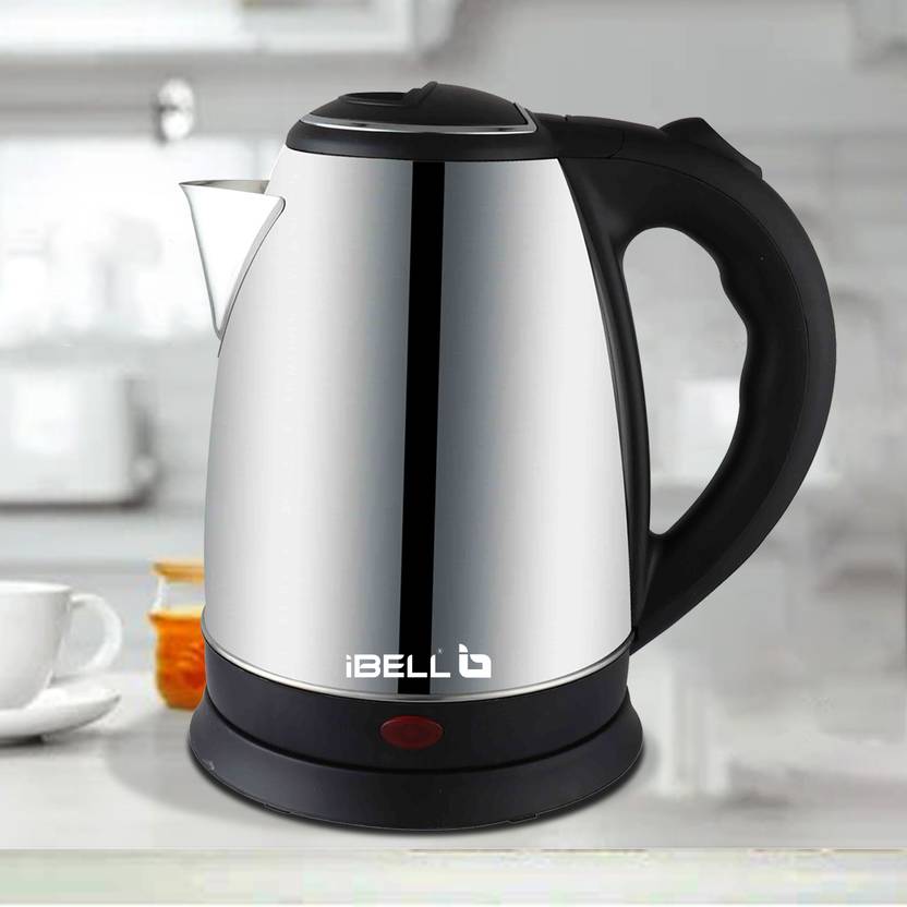 iBELL SEK150M 1.5L Premium Kettle, Rotating Base, Stainless Steel, Auto