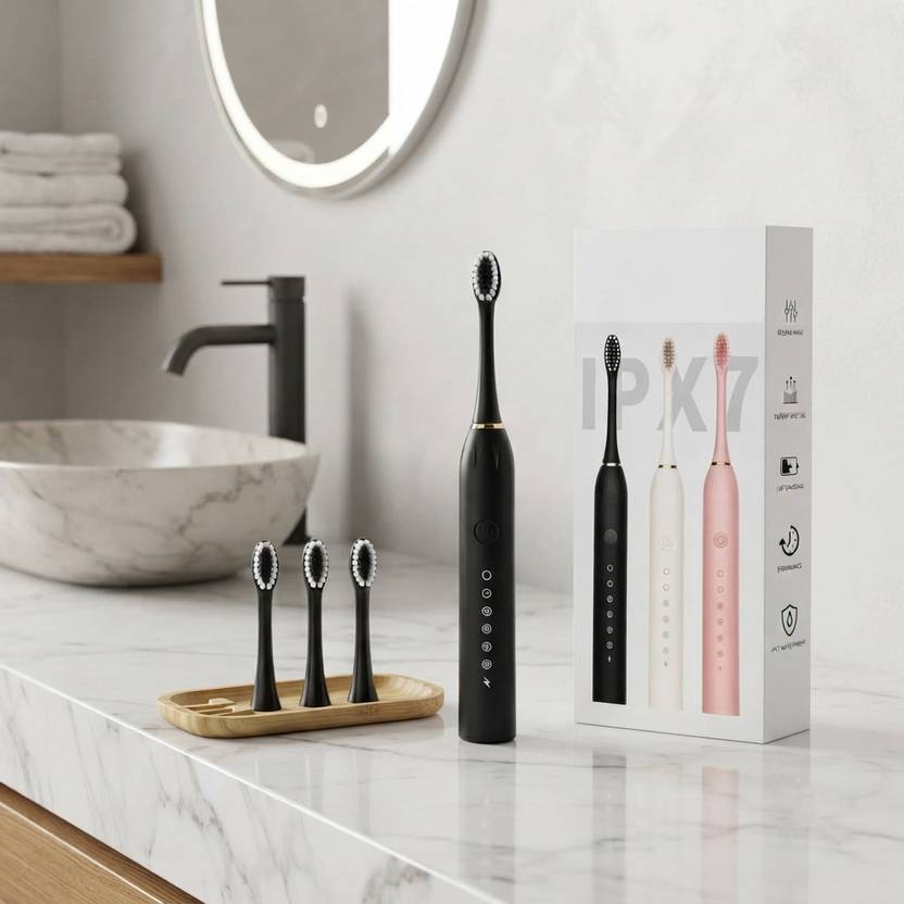 Maxtid Deep Clean Sonic Electric Toothbrush with Pressure Indicator Electric Toothbrush