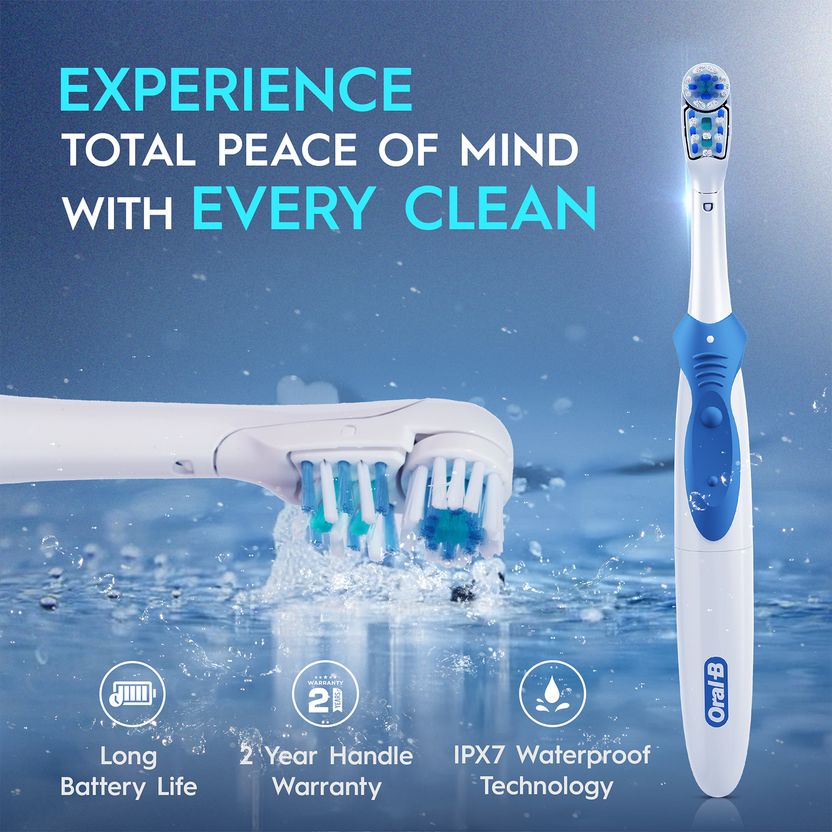 Oral-B Cross Action Battery Powered Toothbrush - Image 5