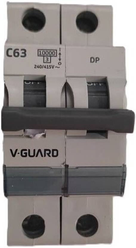V-Guard V-Gurad 2POLE 63A AC MCB 240/415V AC MCB