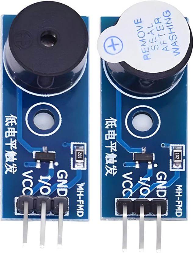 S K Emporium Active Buzzer Module 3.3V-5V Piezo Beeper Pack of 1 - Image 5