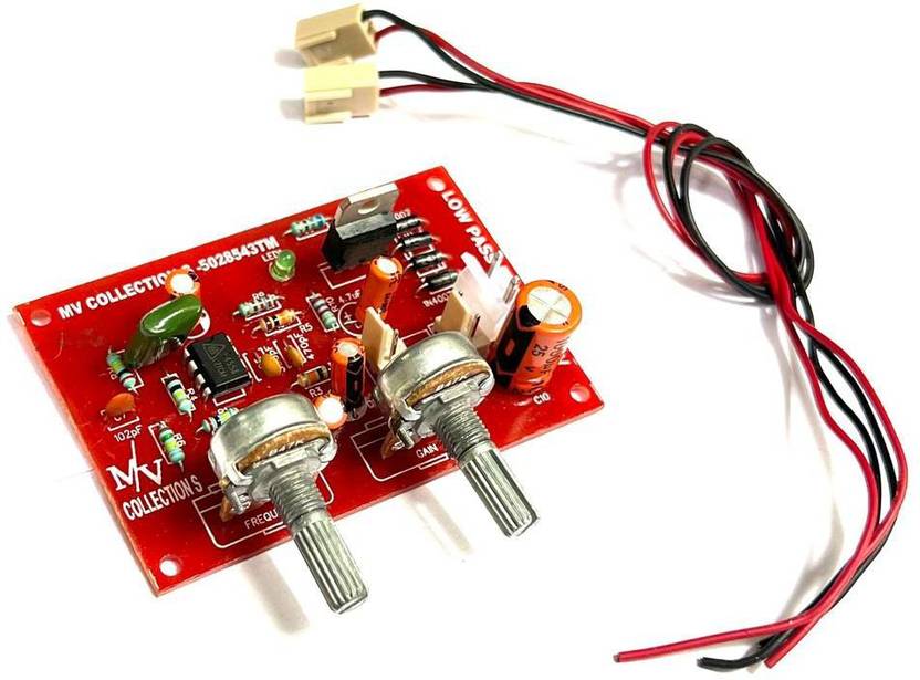 M V COLLECTION SUBWOOFER LOW PASS FILTER WITH GAIN AND FREQUENCY