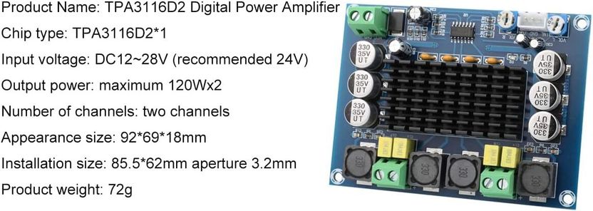 SG Flash PREMIUM TPA3116D2 2-Channel Digital Audio Stereo - Image 5