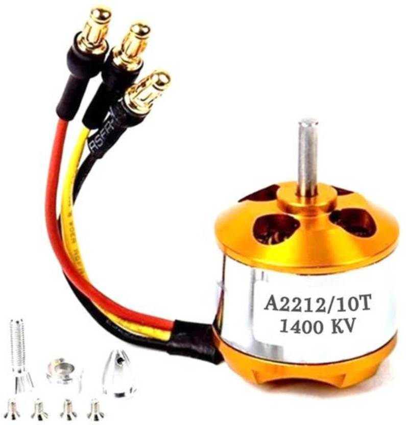 Techbuzz 1400 KV BLDC Brushless DC Motor With Soldered Connector for