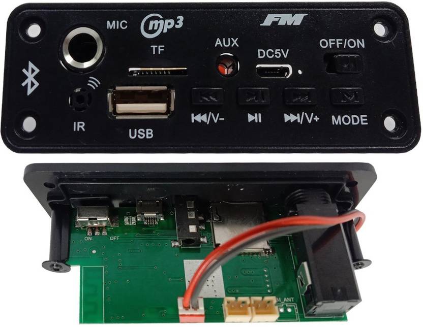 SG Flash Stereo Bluetooth With Mic Echo FM USB AUX Card MP3 Audio