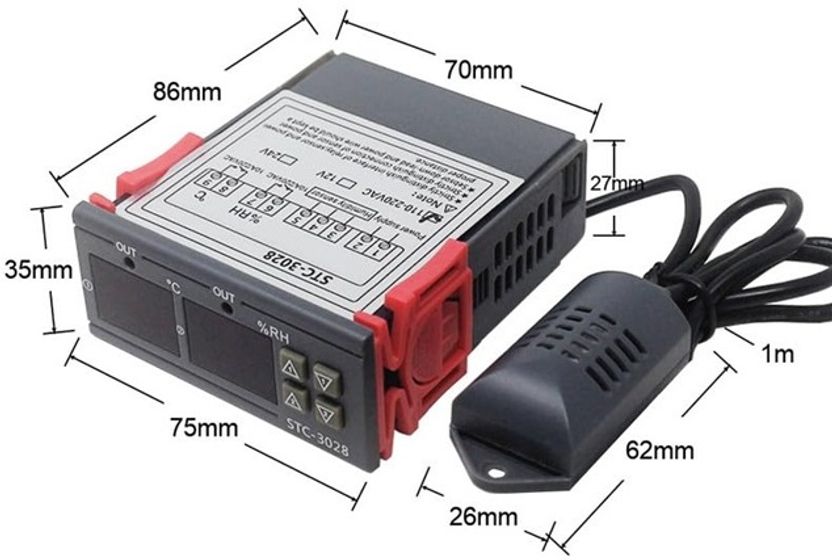 EASTRA STC-3028 Temperature and Humidity Controller - Image 2
