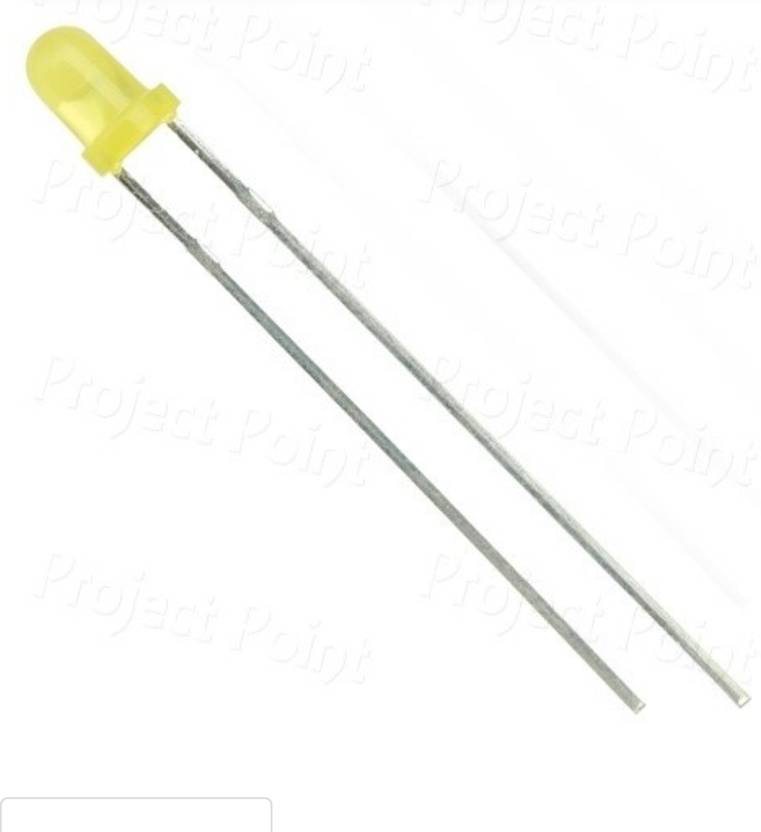 AVISRI PACK OF 50)3mm Round Head yellow LED Light Emitting Diode Electronic Components Electronic Hobby Kit