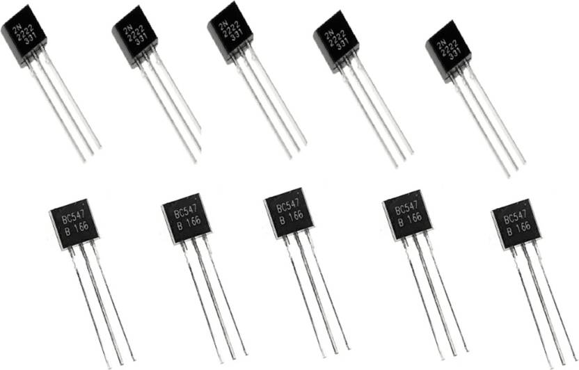 Technical hut 2n2222 Transistors With BC547 Transistor (Each 5 pcs