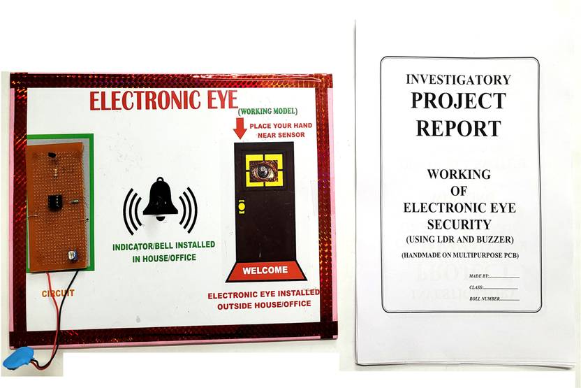ONTEX ELECTRONICS Electronic Eye Security System Physics Investigatory