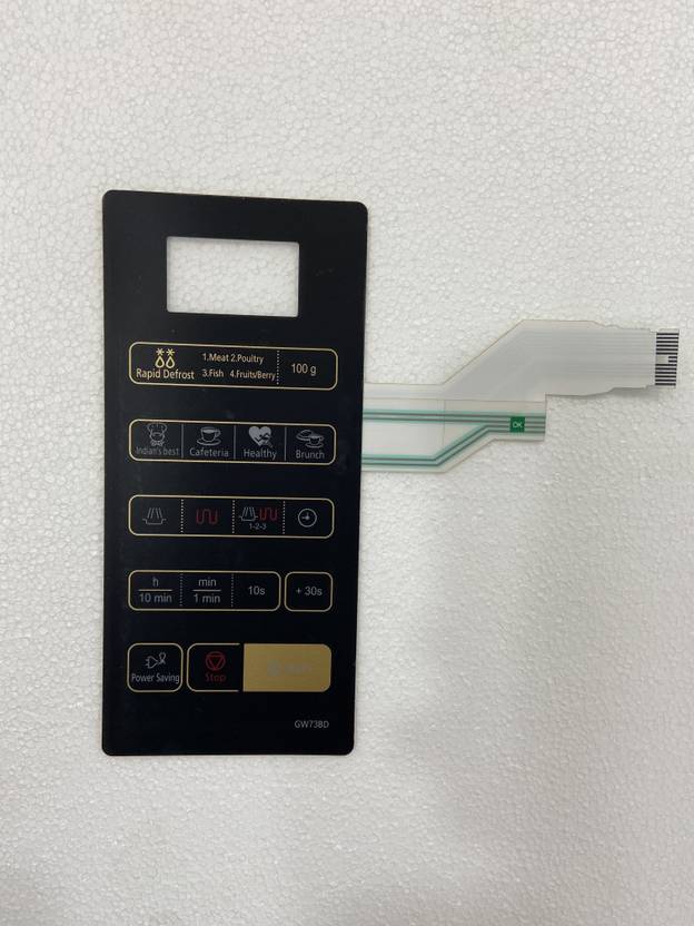 WHITEFLIP Microwave Oven Membrane Keypad Touchpad For Microwave Model
