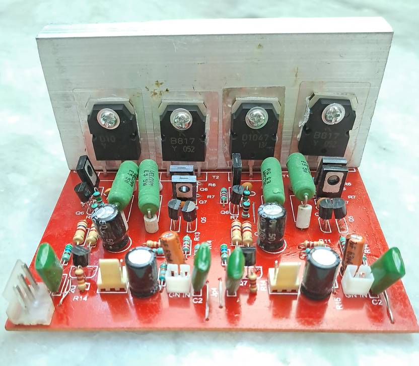 ai wok Powerful Amplifier Board With D1047 + B817 Output TRANSISTORS
