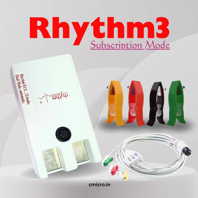 Rhythm ECGHeart MonitorAISilver Touchpad 99 Accuracy12LeadMIT