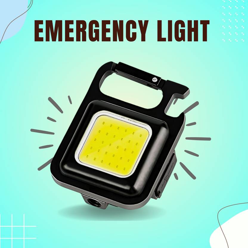 GUGGU Emergency Light Rechargeable LED Light With MultiFunction 2 hrs
