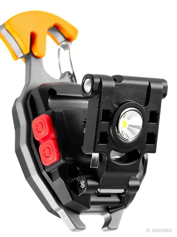 Bistrodel 6-in-1 Keychain Flashlight with Rechargeable Lighter 1.5 hrs Torch Emergency Light