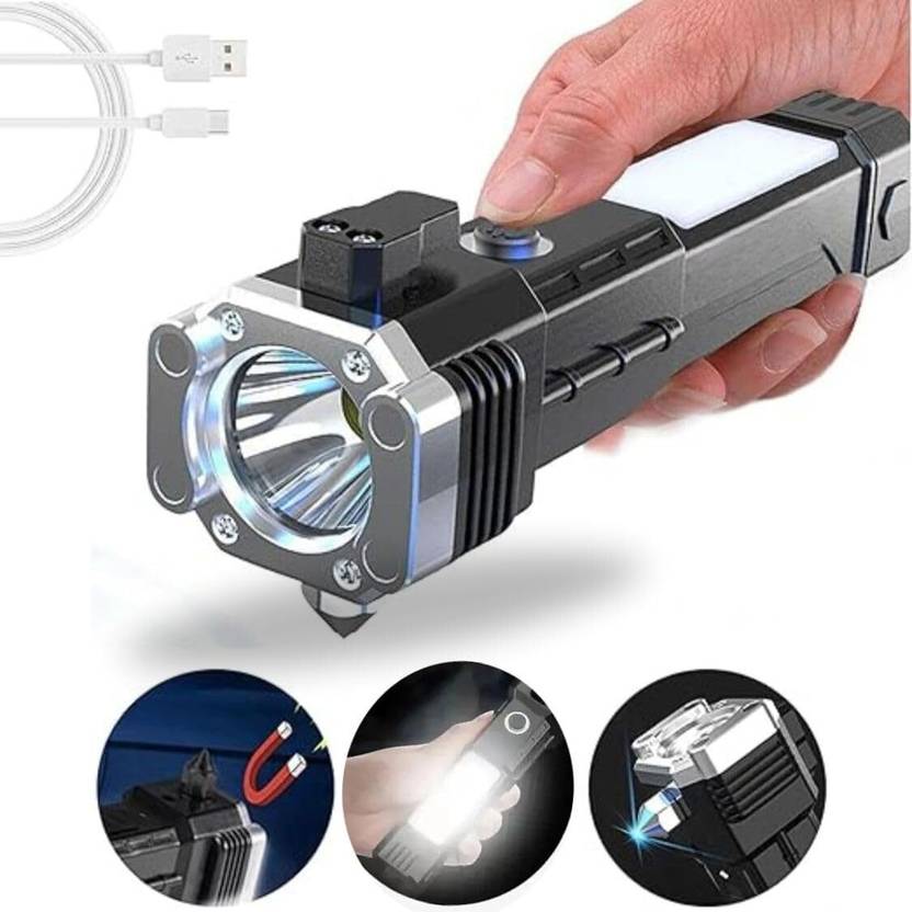 ASTOUND Multipurpose Torch Lights Rechargeable with SOS Mode 5 hrs