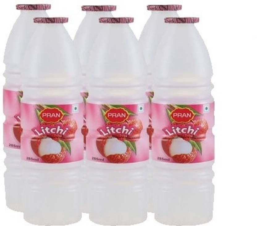 Pran Litchi Fruit Drink (pack of 6) Hydration Drink Price in India