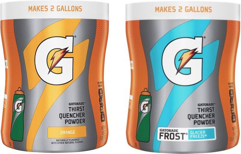 Gatorade Variety Pack Thirst Quencher Powder Drink Mix Orange & Blue
