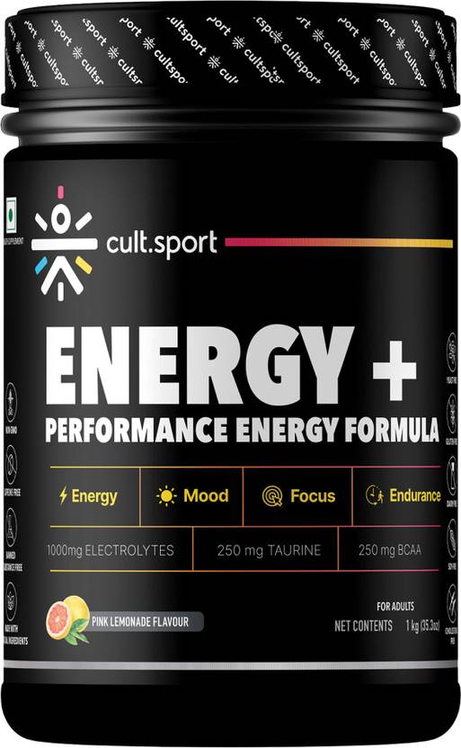 Cultsport Energy + Electrolyte Powder Instant Hydration, Booster