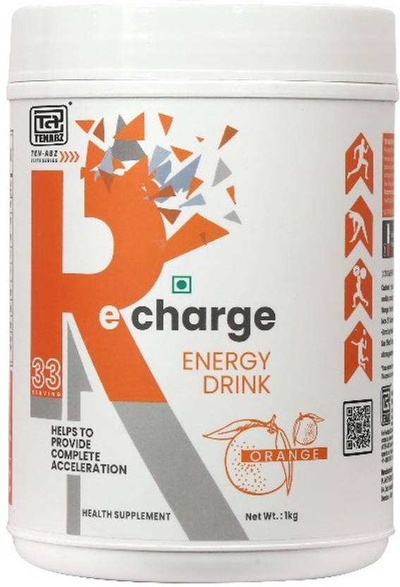 Tenabz Recharge Energy Drink Orange Flavored Glucose Drink Provides