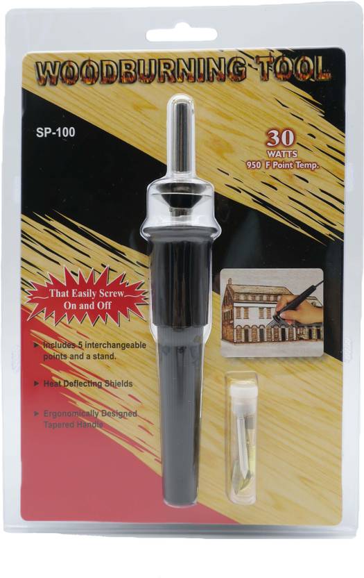 Wonder Wood Burning Tool for Pyrography Art SP100 5 Tips 30 Watts
