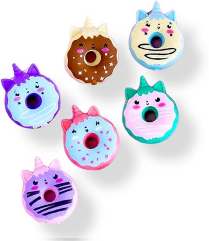 SARASI Mini Donut Shape Eraser For Kids, NonToxic