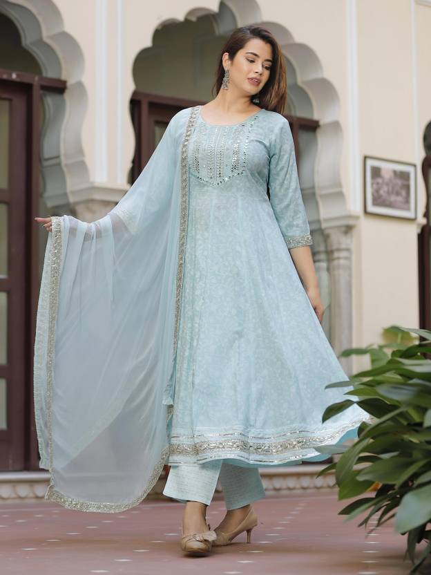SINGNI Women Kurta Pant Set