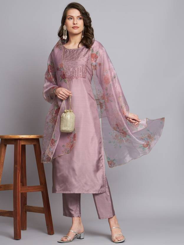 AADITASYA Women Kurta Pant Dupatta Set
