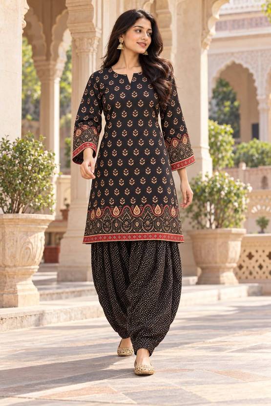 Jaimini Women Pure Cotton Kurta Salwar Set