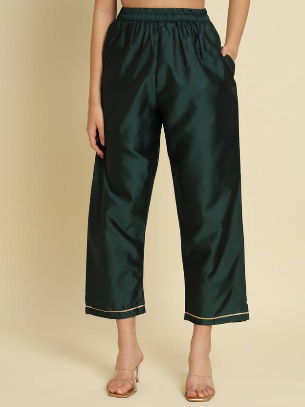 Women Cotton Silk Kurta Pant Dupatta Set