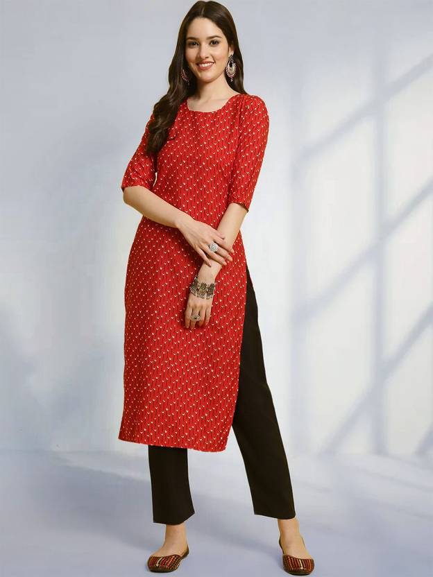 HERE&NOW Women Pure Linen Kurta Pant Set