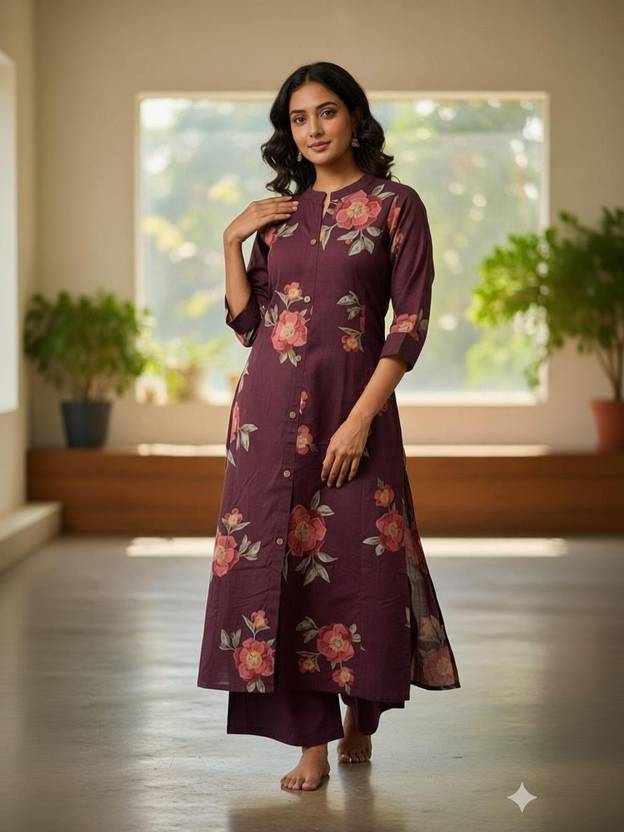 SINGNI Women Kurta Pant Set