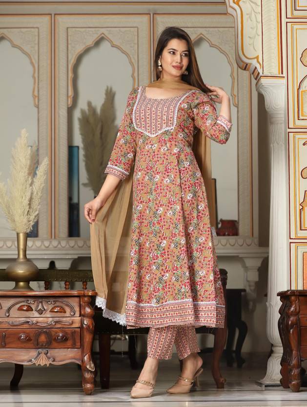 SINGNI Women Kurta Pant Set