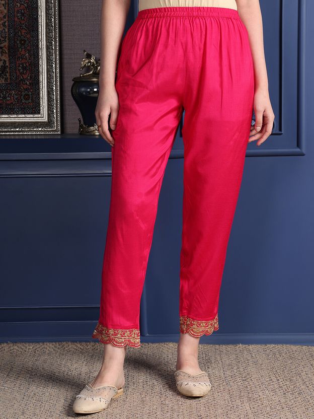 berrylicious Women Silk Blend Kurta Pant Dupatta Set - Image 6
