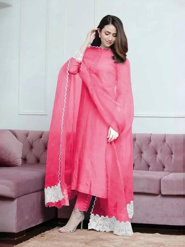 Aatvi Women Kurta Pant Dupatta Set
