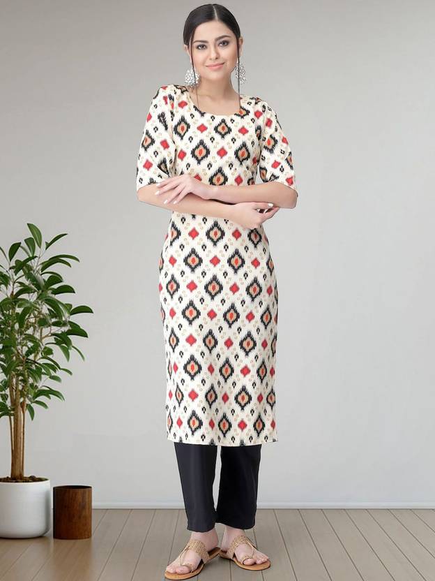 HERE&NOW Women Pure Linen Kurta Pant Set
