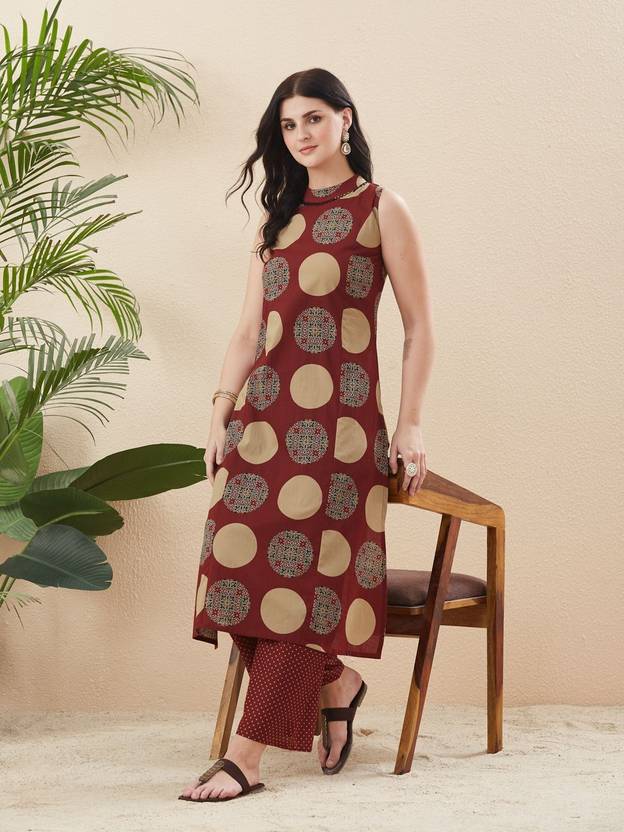 MOKOSH Women Kurta Palazzo Set