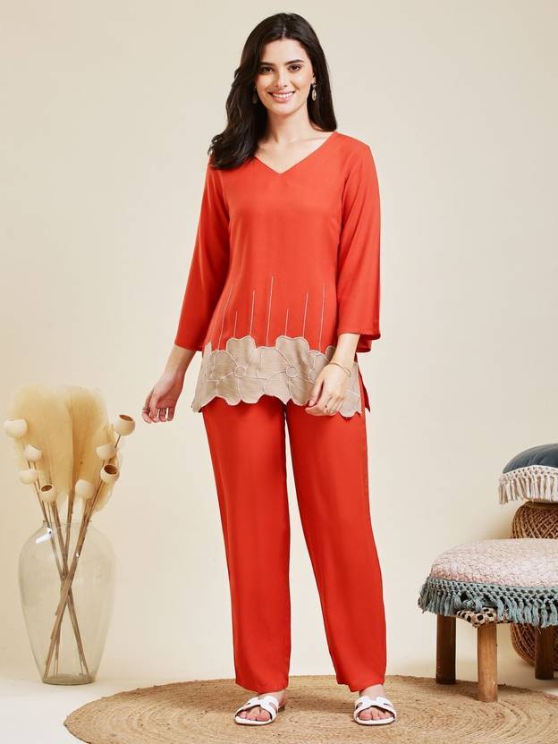 MOKOSH Women Kurta Pant Set