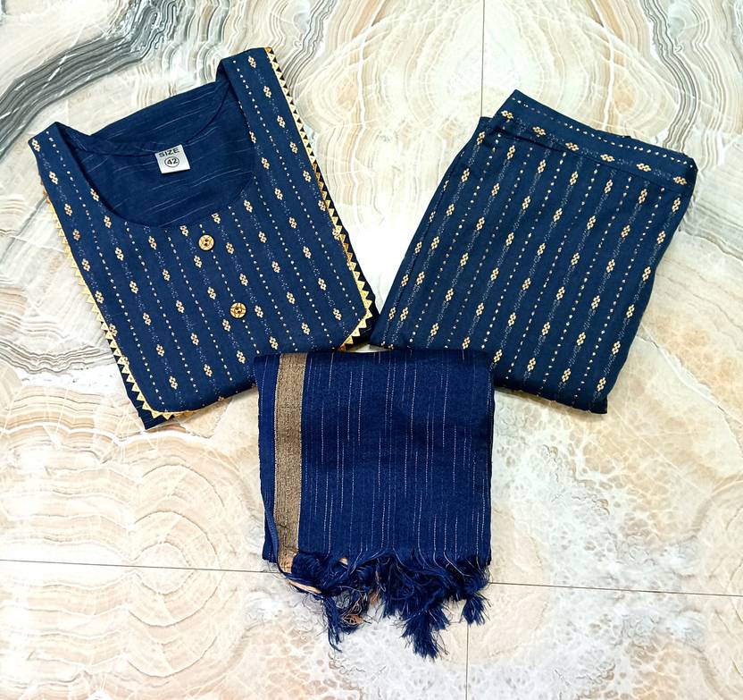 Bakhsh Collection Women Kurta Pant Dupatta Set